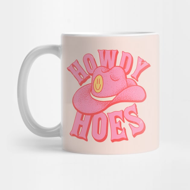 HOWDY HOES | Preppy Aesthetic | Creamy Pink Background by anycolordesigns